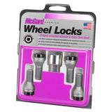 McGard Wheel Lock Bolt Set - 4pk. (Cone Seat) M14X1.25 / 17mm Hex / 27.3mm Shank Length - Black.