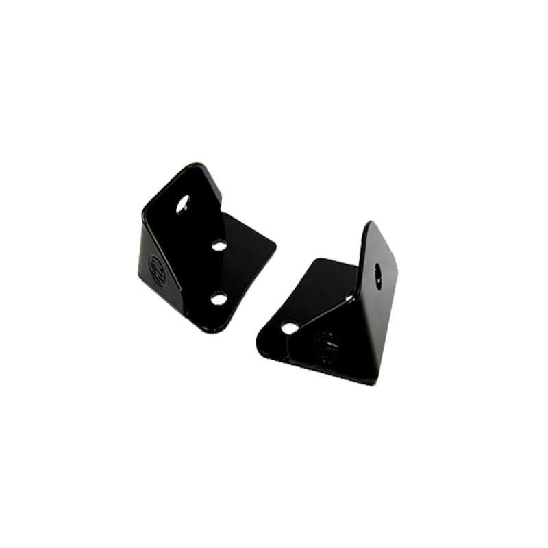 KC HiLiTES 07-18 Jeep JK A-Pillar Windshield Light Mount Bracket Set (Pair) - Black.