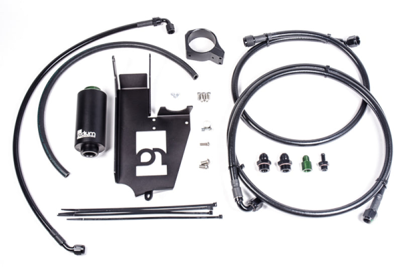 Radium Engineering Fuel Hanger Plumbing Kit Mitsubishi Evo 7/8/9 - Stainless Filter.