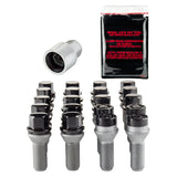 McGard 5 Lug Hex Install Kit w/Locks (Cone Seat Bolt) M14X1.5 / 17mm Hex / 30.5mm Shank L. - Black.