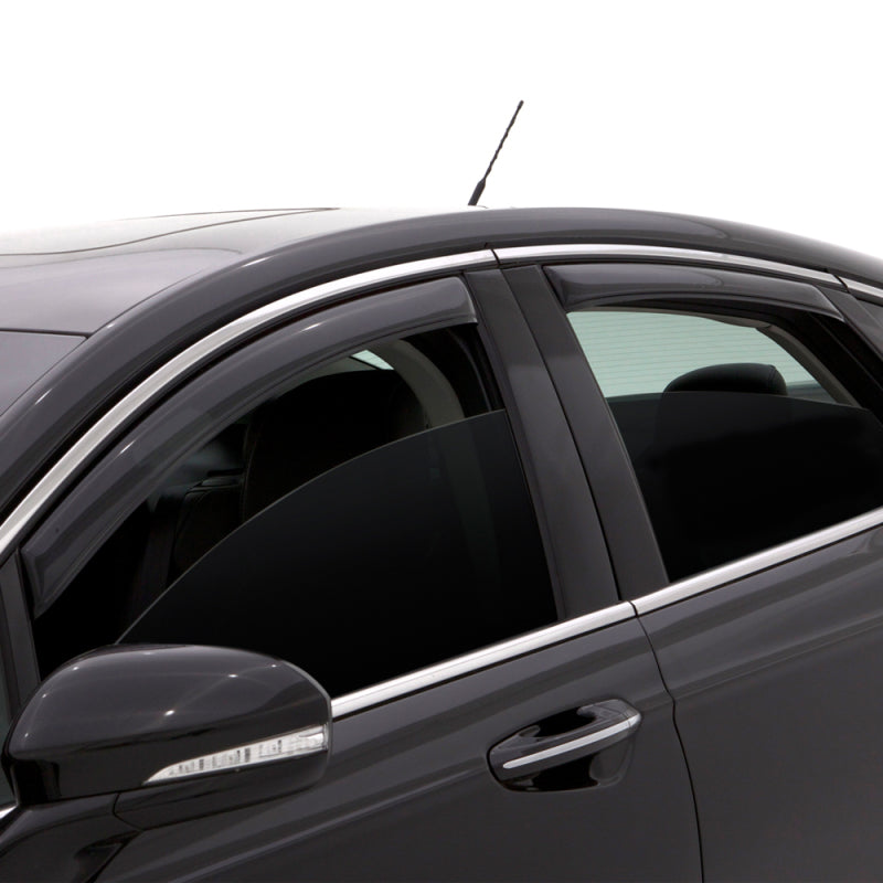 AVS 11-18 Dodge Charger Ventvisor In-Channel Front & Rear Window Deflectors 4pc - Smoke.