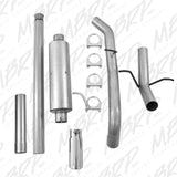 MBRP 14 Chevy/GMC 1500 Silverado/Sierra 4.3L V6/5.3L V8 Single Side Exit AL 3in Cat Back Exhaust.