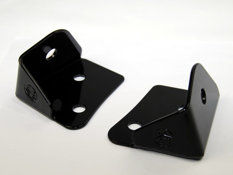 KC HiLiTES 07-18 Jeep JK A-Pillar Windshield Light Mount Bracket Set (Pair) - Black.