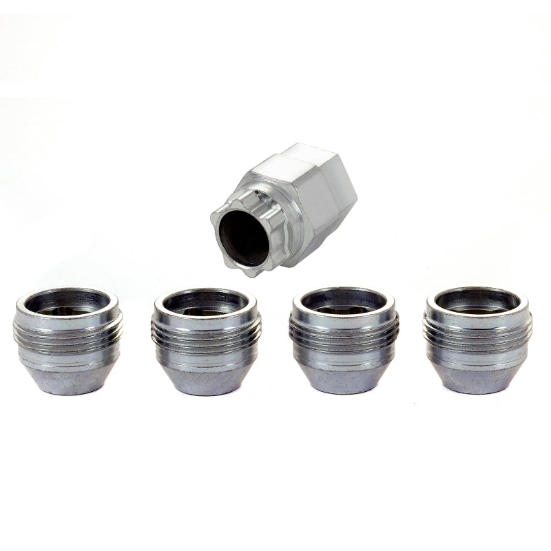 McGard Wheel Lock Nut Set - 4pk. (Under Hub Cap / Cone Seat) M12X1.5 / 19mm & 21mm Hex / .775in. L.