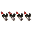 Injector Dynamics ID1050X Injectors WRX-16B Bottom Adaptors 11mm (Red) Adaptors (Set of 4).