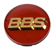 BBS Center Cap 56mm Red/Gold (56.24.012).