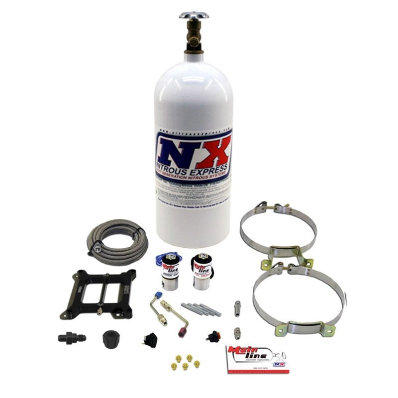 Nitrous Express Mainline Carb Nitrous Kit w/10lb Bottle.