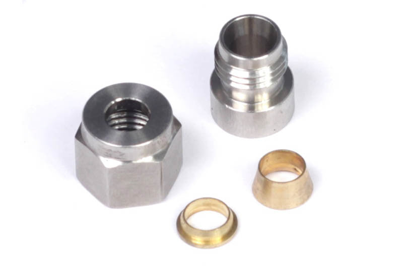 Haltech 1/4in Stainless Steel Weld-On Kit (Incl Nut & Ferrule).