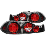 ANZO 1998-2000 Honda Accord Taillights Black.