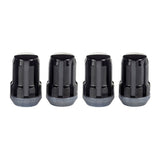 McGard SplineDrive Lug Nut (Cone Seat) M12X1.5 / 1.24in. Length (4-Pack) - Black (Req. Tool).