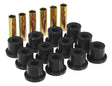 Prothane 67-87 GM Rear Spring & Shackle Bushings (w/ 1.5in Bushings) - Black.