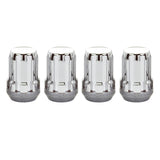 McGard SplineDrive Lug Nut (Cone Seat) M12X1.5 / 1.24in. Length (4-Pack) - Chrome (Req. Tool).