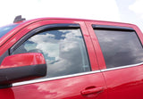 AVS 15-18 Ford F-150 Supercab Ventvisor In-Channel Front & Rear Window Deflectors 4pc - Smoke.