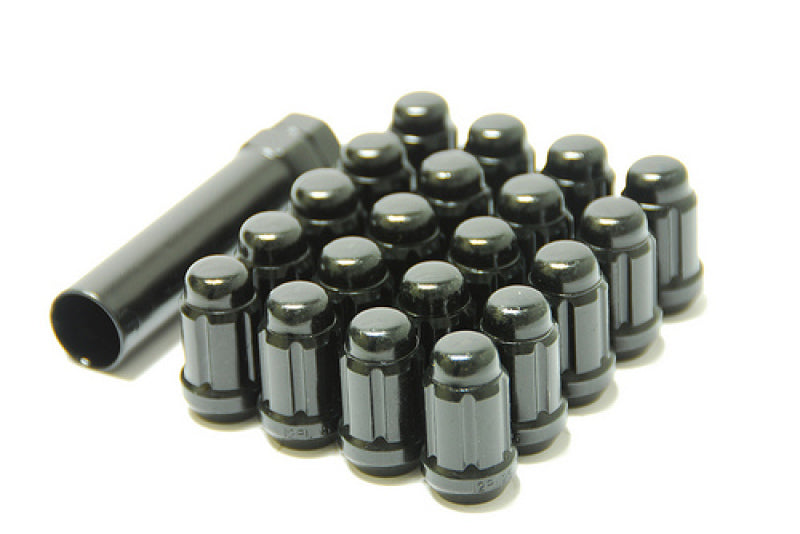 Wheel Mate Muteki Closed End Lug Nuts - Black Chrome 12x1.25.