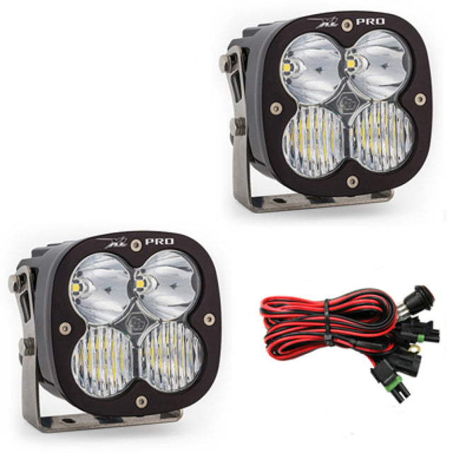 Baja Designs XL Pro Series Driving Combo Pattern Pair LED Light Pods.