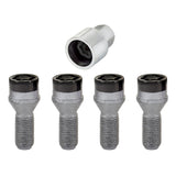 McGard Wheel Lock Bolt Set - 4pk. (Cone Seat) M14X1.25 / 17mm Hex / 27.3mm Shank Length - Black.