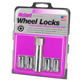 McGard Wheel Lock Nut Set - 4pk. (Tuner / Cone Seat) M12X1.25 / 13/16 Hex / 1.24in. Length - Chrome.