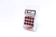 Wheel Mate Monster Lug Nut Caps - Red 14x1.50.