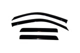 AVS 02-09 Chevy Trailblazer Ventvisor Outside Mount Window Deflectors 4pc - Smoke.