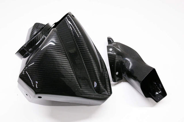 HKS 2020 Toyota Supra GR Dry Carbon Air Intake Box.