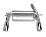 Gibson 12-17 Jeep Wrangler JK Rubicon 3.6L 2.5in Cat-Back Dual Split Exhaust - Aluminized.