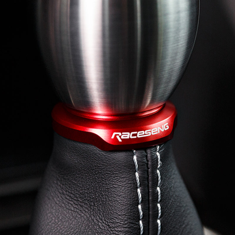 Raceseng Shift Boot Collar (For Non-Threaded Adapters/No Big Bore Knobs/No Reverse Lockouts) - Red